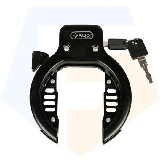 Falkx serratura ad anello 56 mm - nera