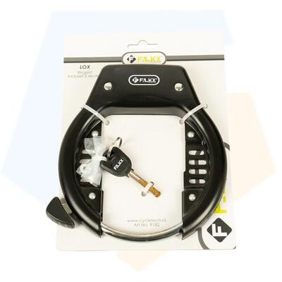 Falkx Lox Rahmenschloss schwarz. 82 mm breit