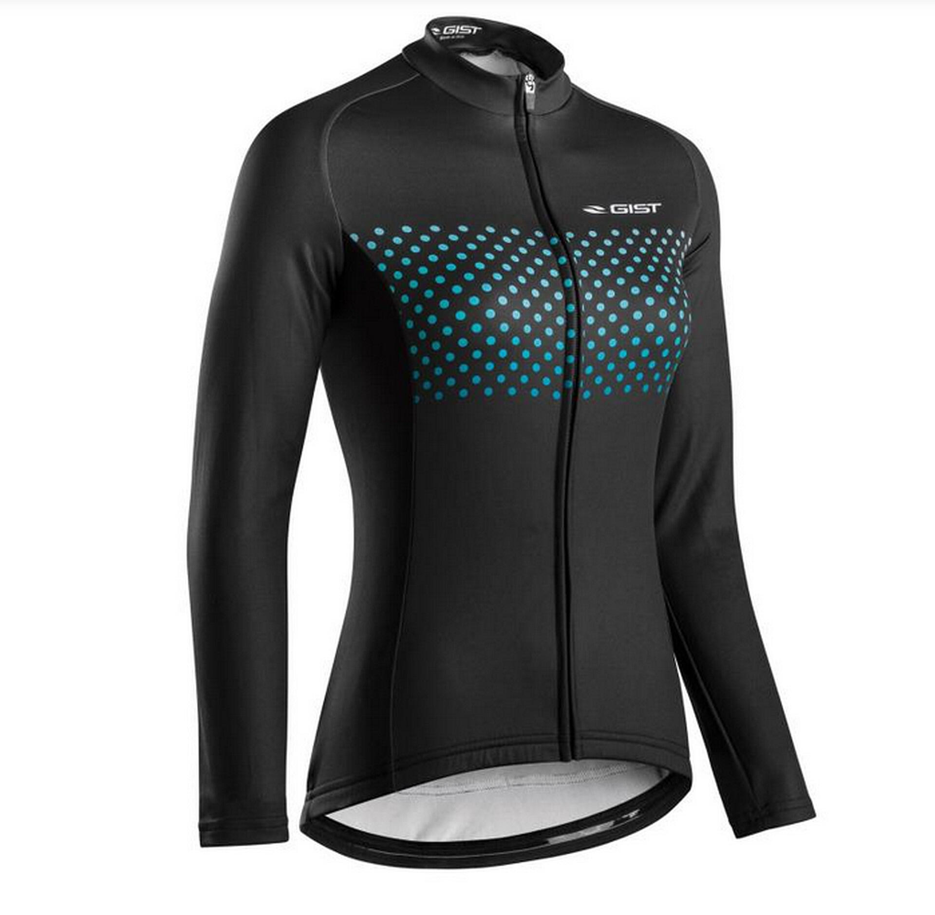 Bicicletta - Maglia invernale POIS Lady, verde 1/1