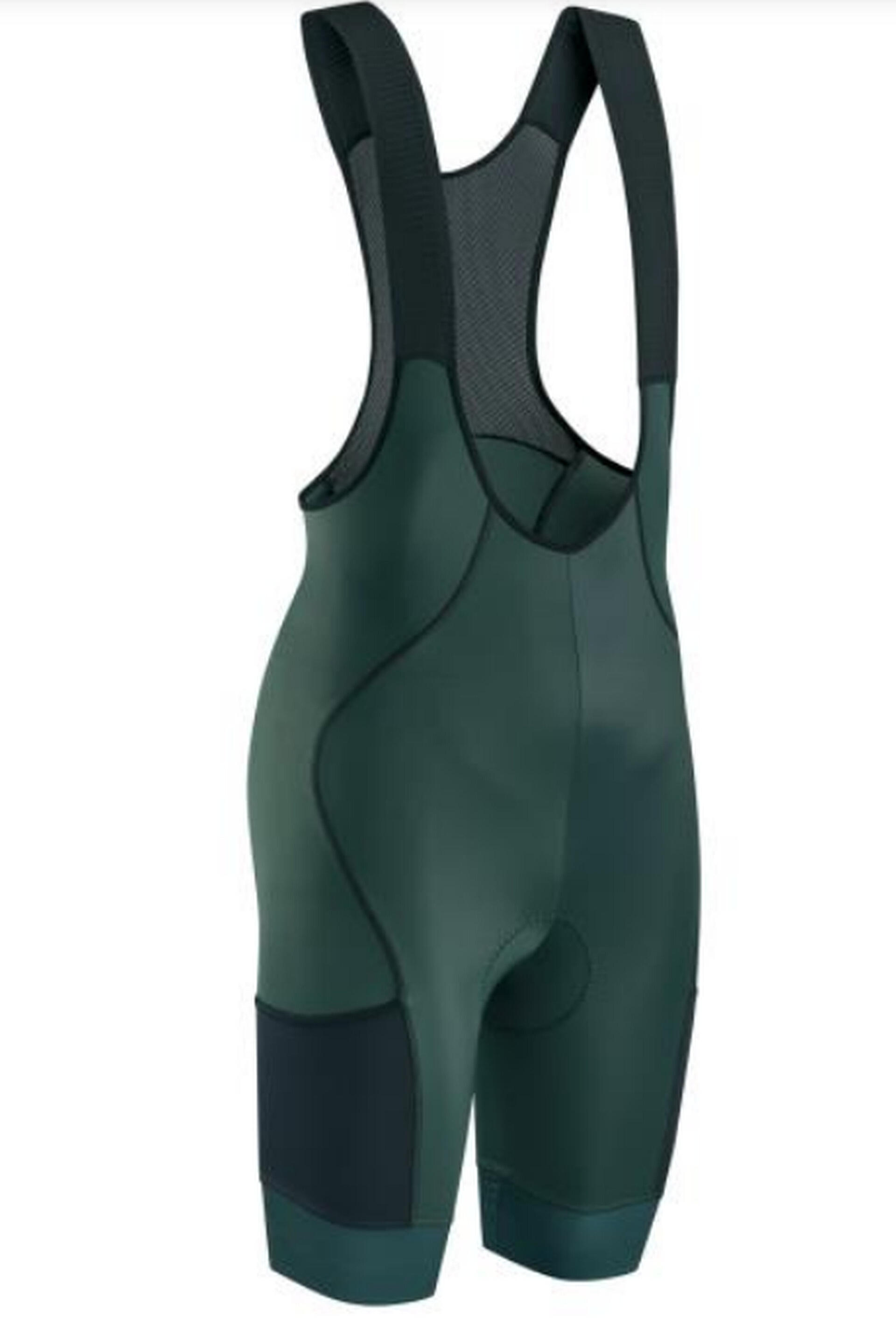 Pantaloni da ciclismo DISCOVER BIBSHORT, verde 1/1