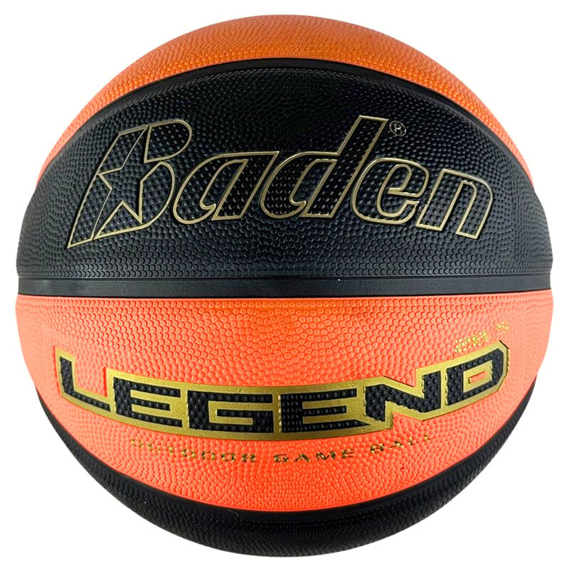 Baden Basketball Rubber Legend Size 5 - Black / Orange