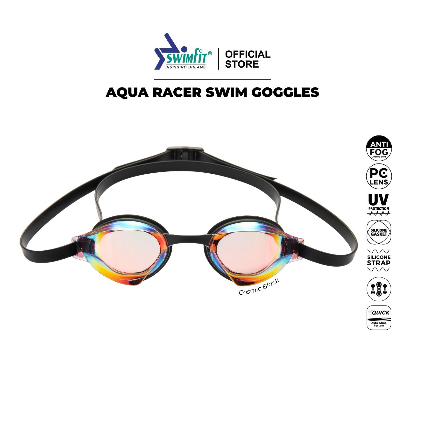 Swimfit Goggle Aqua Racer Mirror / Black