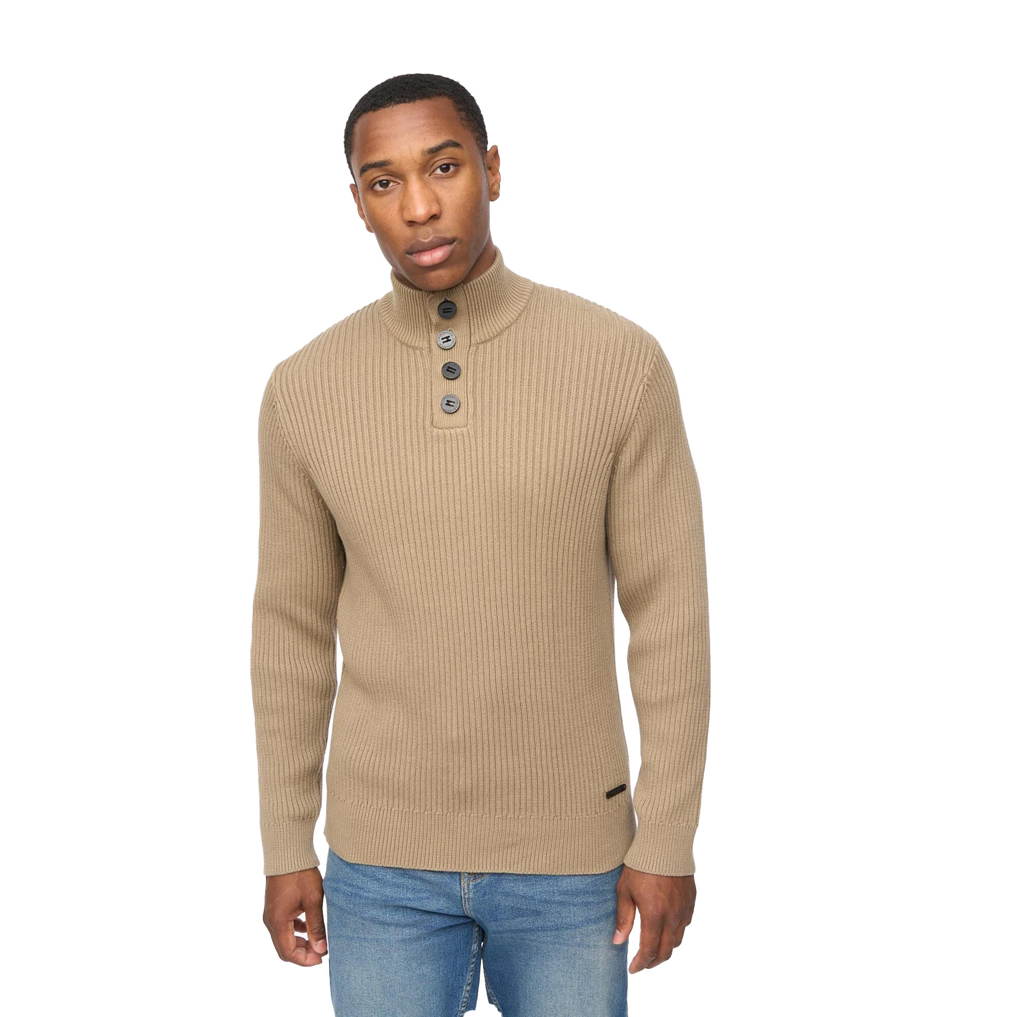 Crosshatch Mens Wellburys Chunky Knit Jumper