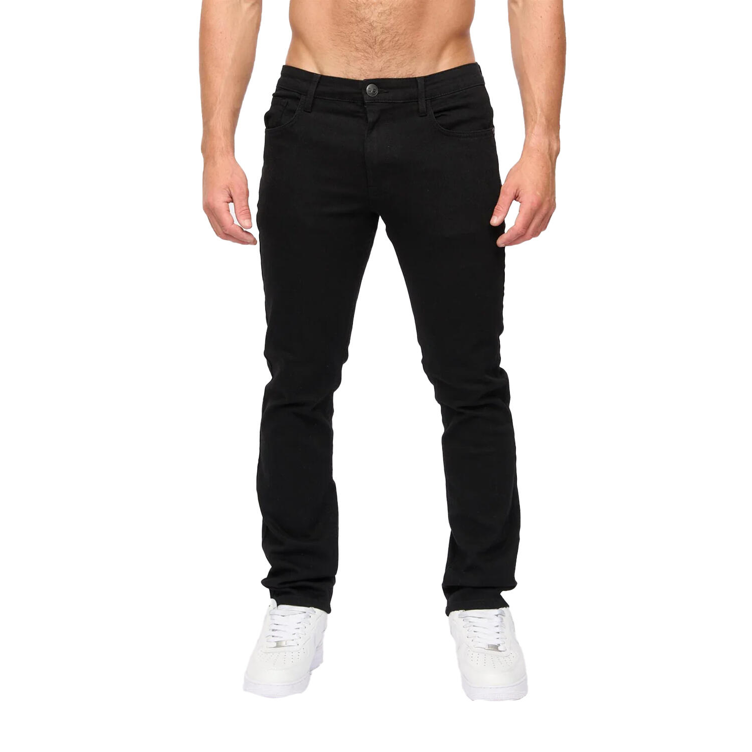 Crosshatch Mens Draker Straight Leg Jeans