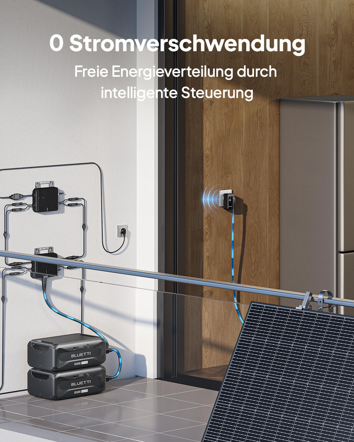BLUETTI D100P Regolatore solare:Dual 500W MPPT, 99% efficienza, IP67&App per max 5/6