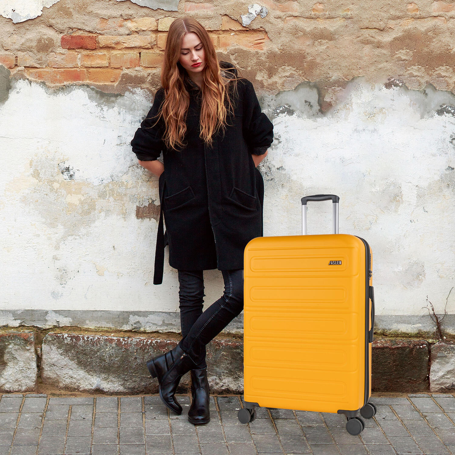 Maleta Abs Grande 80L Jaslen Toulouse 48X73x28cm 2/7