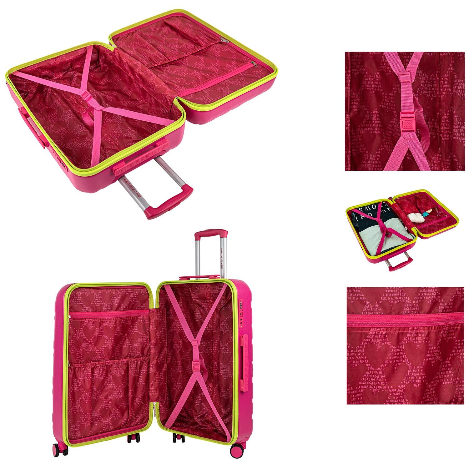 Maleta Pc Mediana 64L Agatha Ruiz De La Prada Iconic 43X67x24cm 4/7