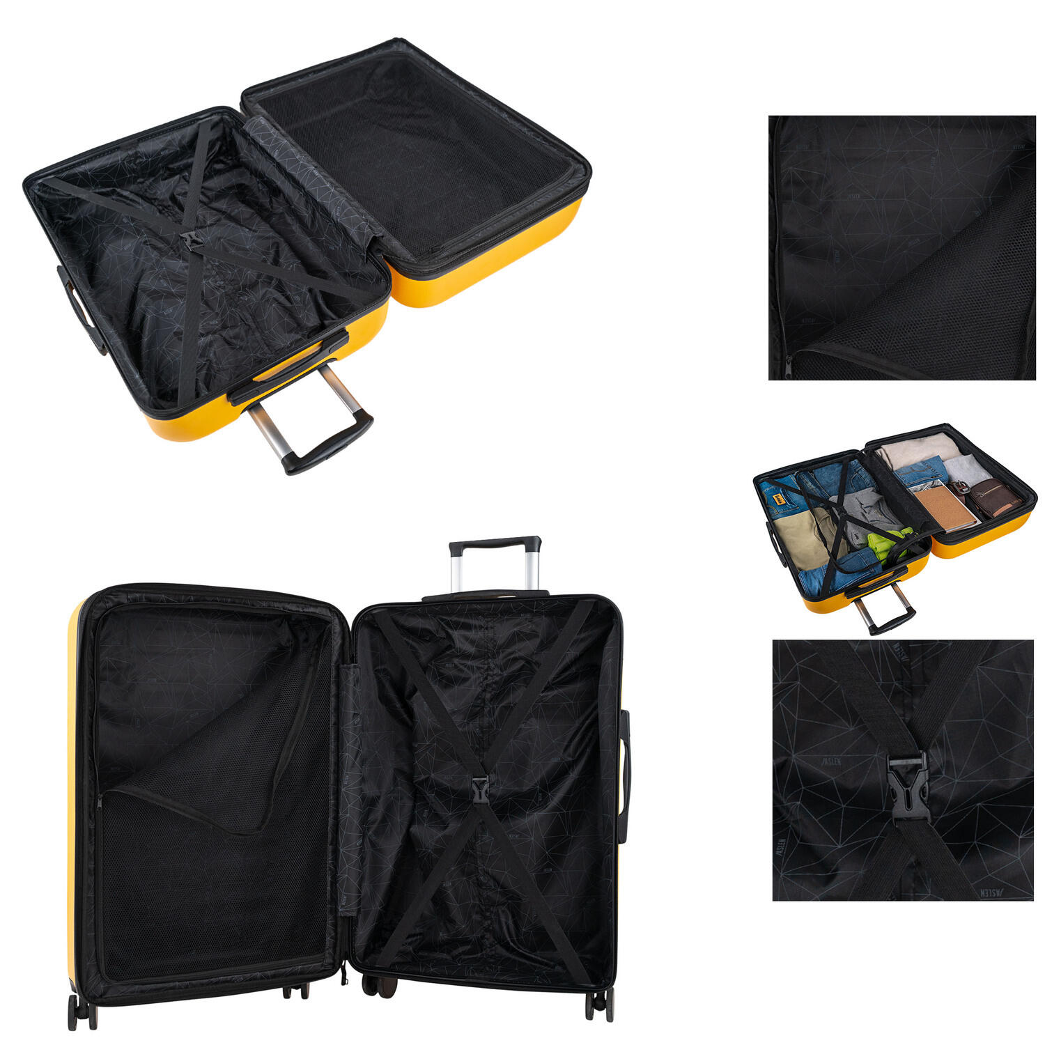 Maleta Abs Grande 80L Jaslen Toulouse 48X73x28cm 5/7