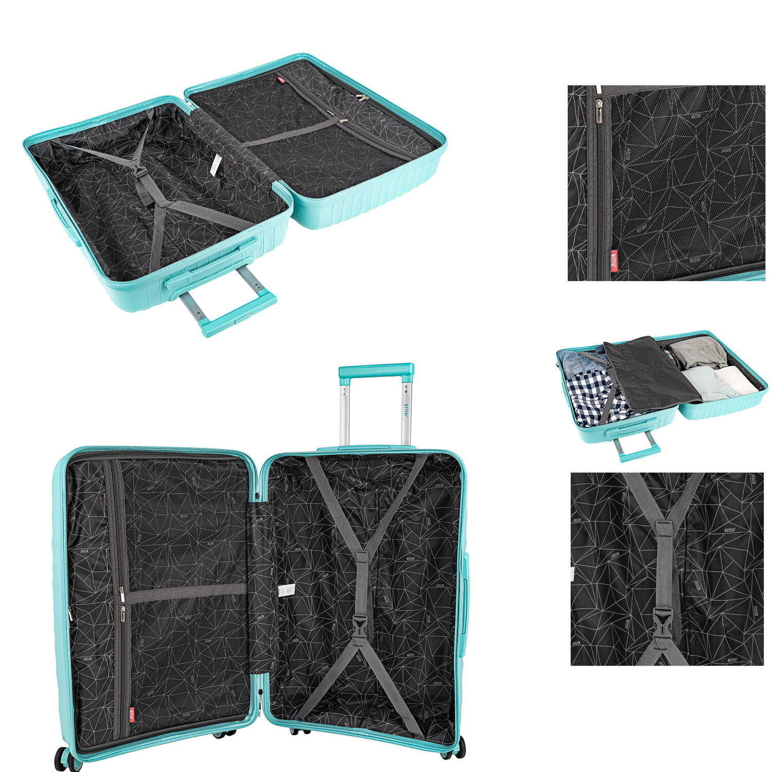 Maleta Pp Mediana 63L Jaslen Crawley 42,5X65x26cm 4/7