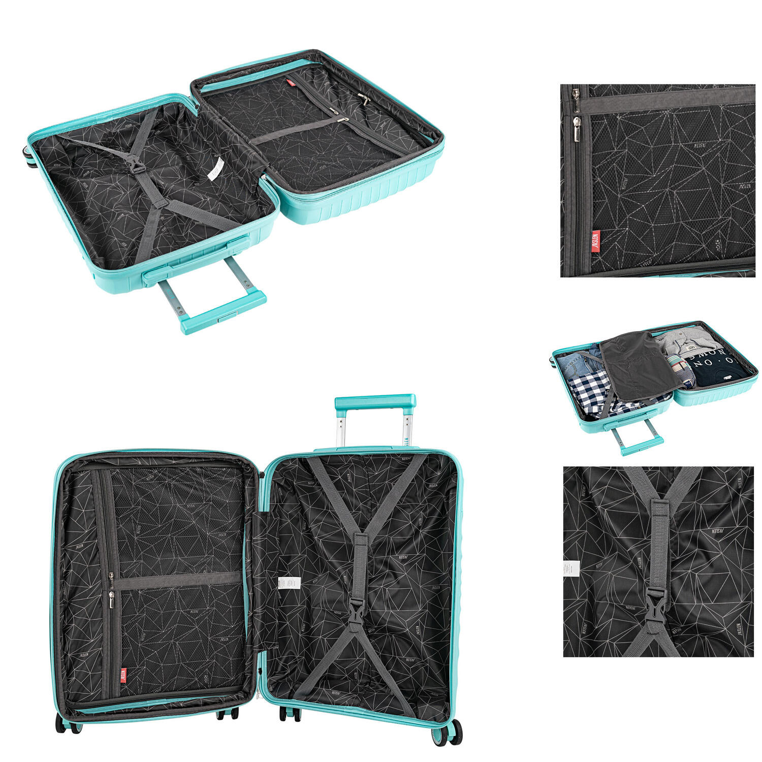 Maleta Pp Pequeña 38L Jaslen Crawley 38X55x21cm 4/7