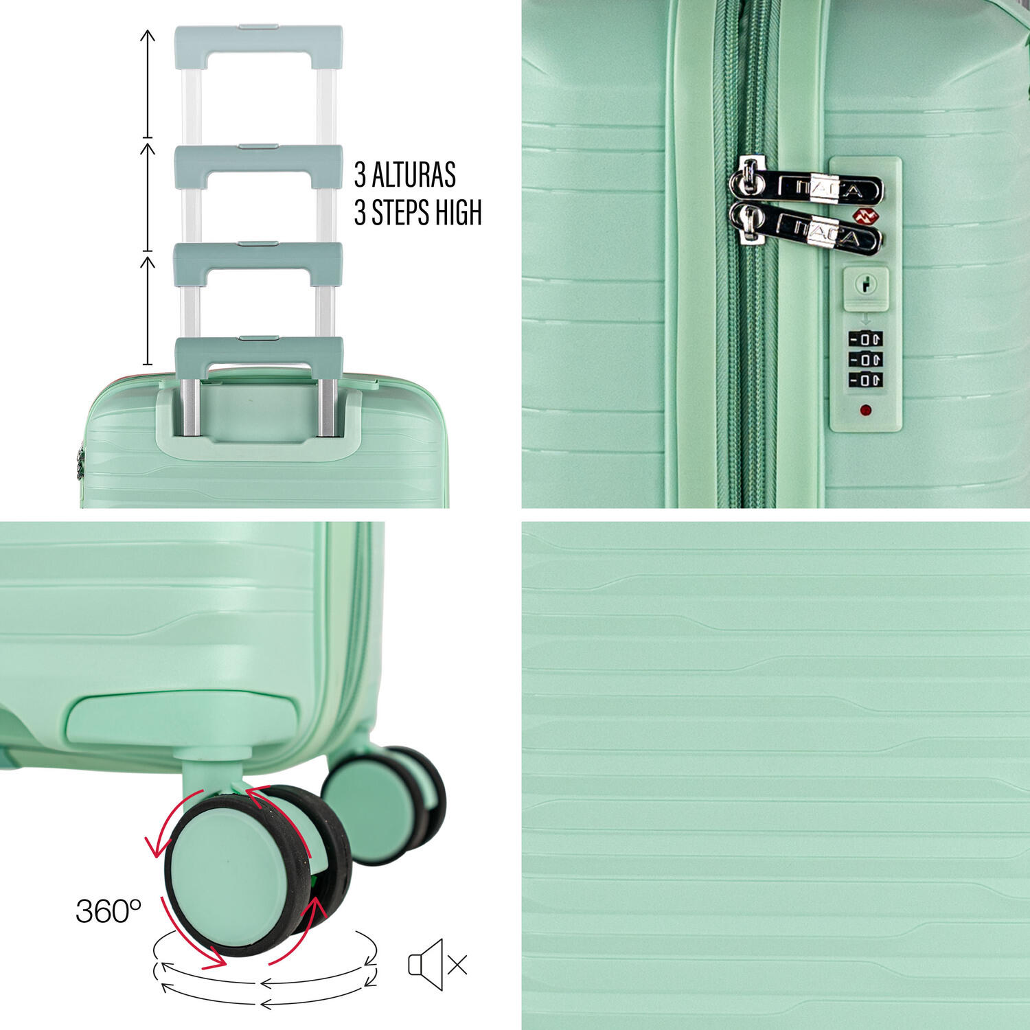 Maleta Pp Pequeña 38L Itaca Loira 38X55x20cm 5/7