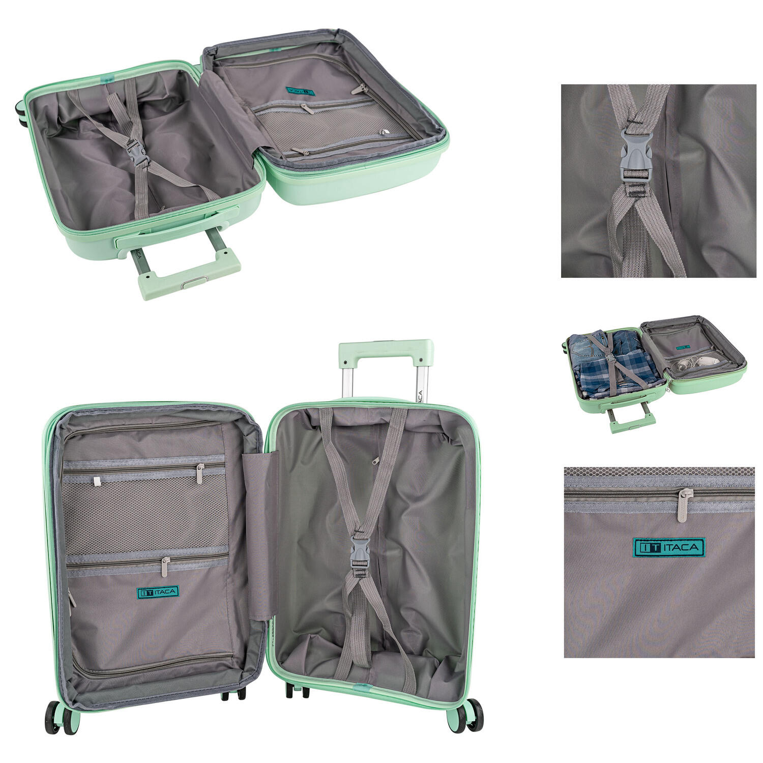 Maleta Pp Pequeña 38L Itaca Loira 38X55x20cm 4/7