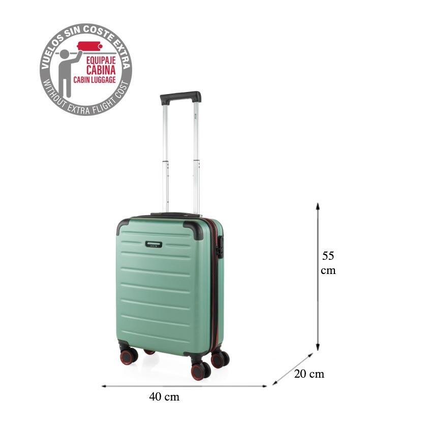 Maleta Abs Pequeña 38L Jaslen Turin 40X55x20cm 6/7