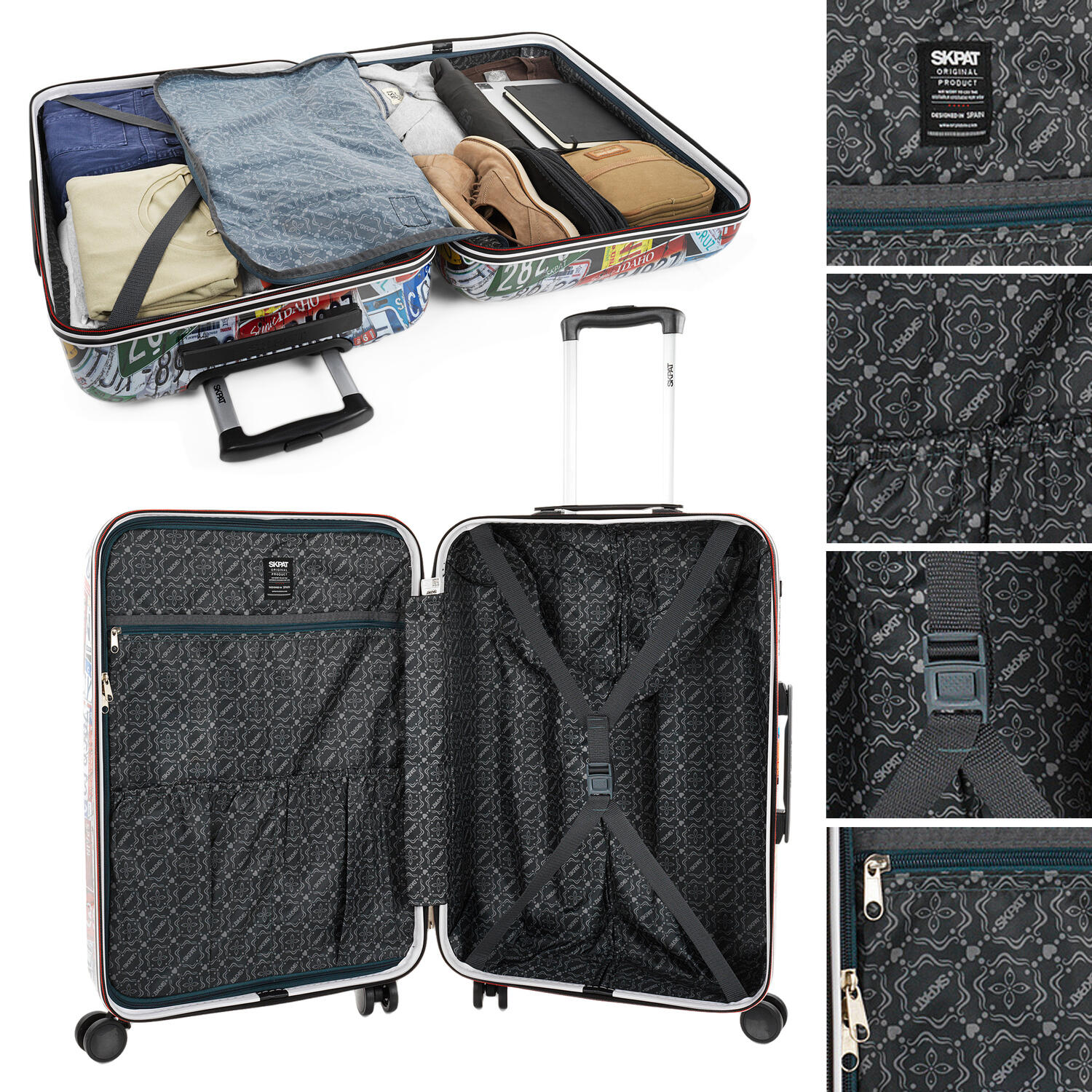 Maleta Pc Mediana 65L Skpat City 44X67x24cm 4/7