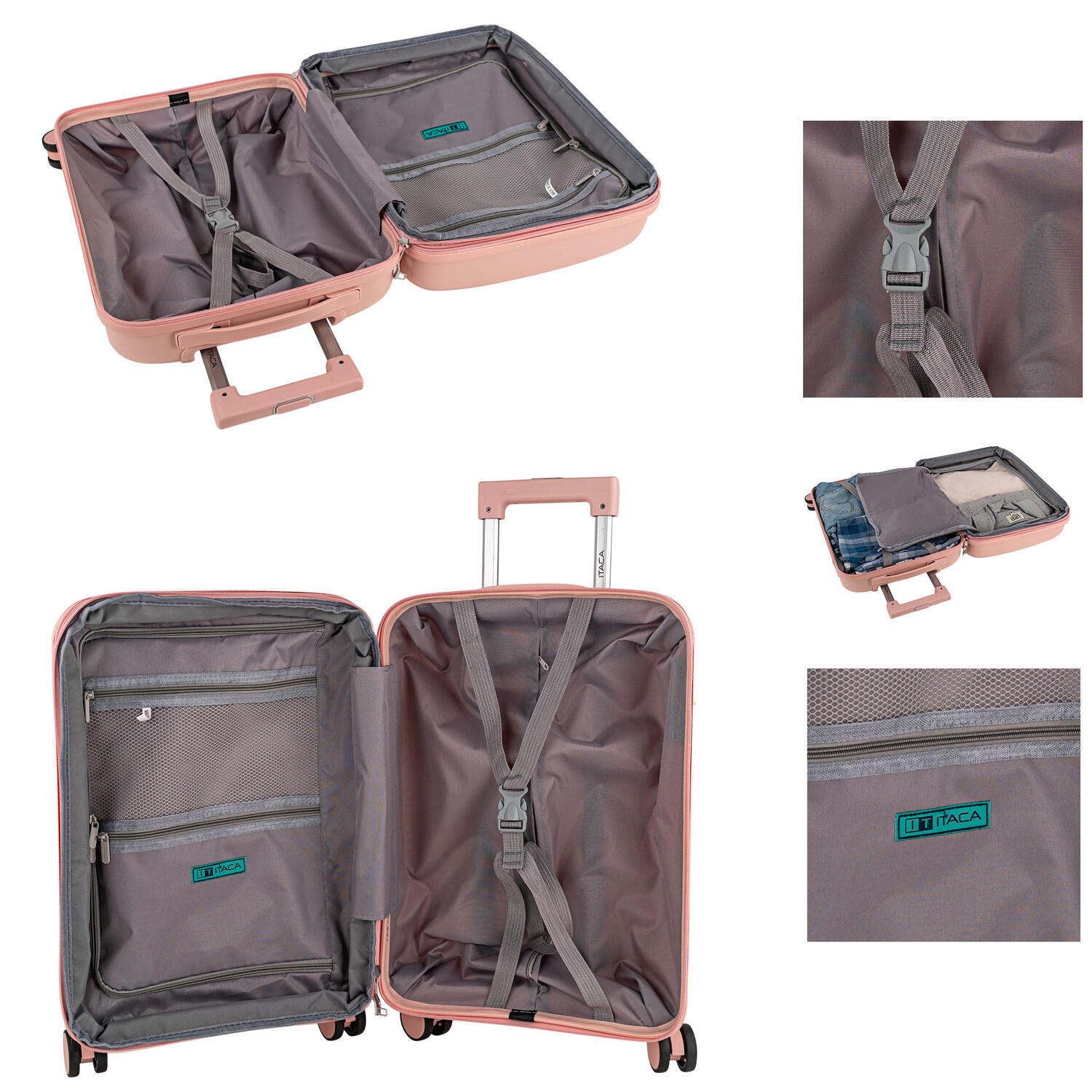 Maleta Pp Pequeña 38L Itaca Loira 38X55x20cm 4/7