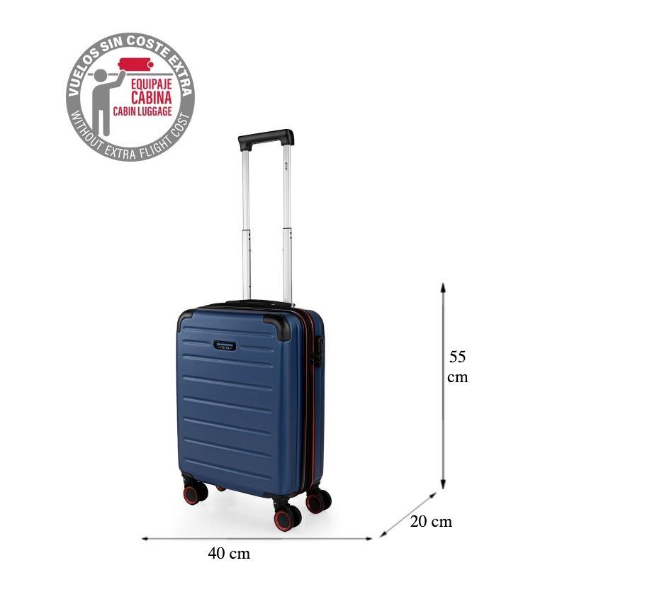 Maleta Abs Pequeña 38L Jaslen Turin 40X55x20cm 5/7