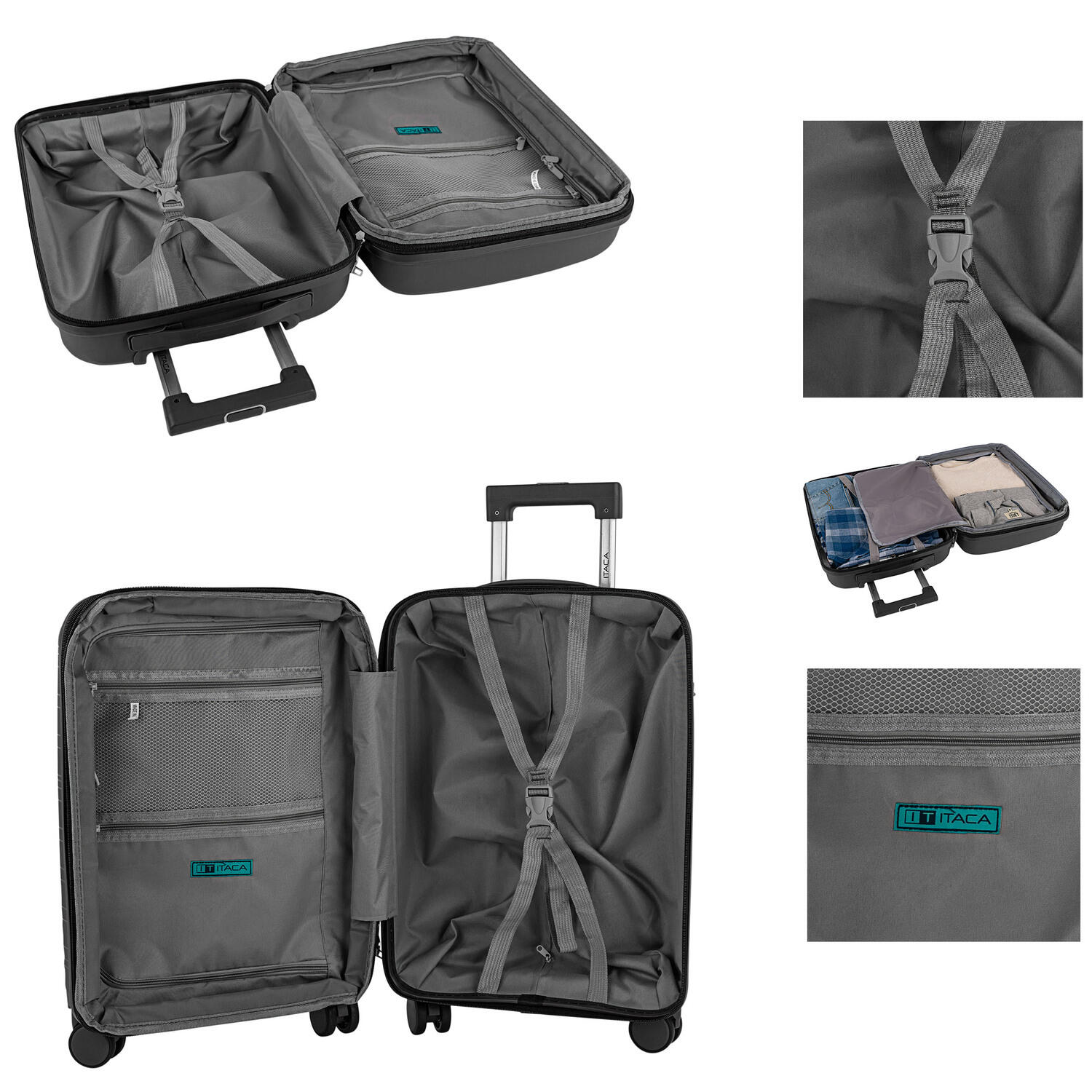 Maleta Pp Pequeña 38L Itaca Loira 38X55x20cm 4/7
