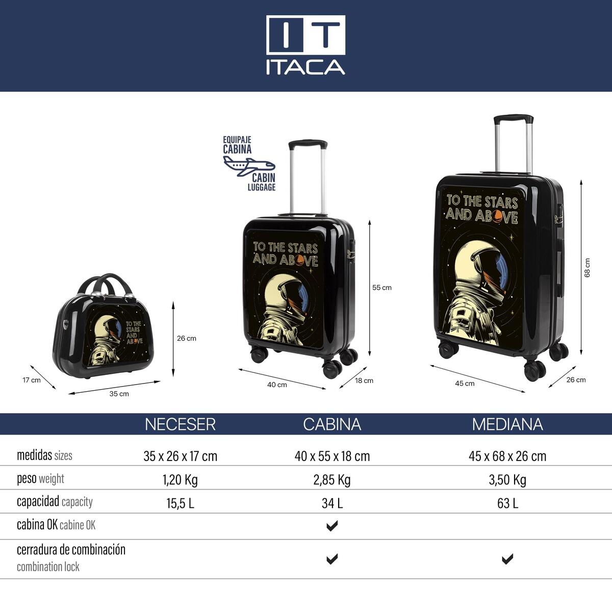 Maleta Pc Mediana 63L Itaca 703100 Viaje Pc Itaca 45X68x26cm 4/7