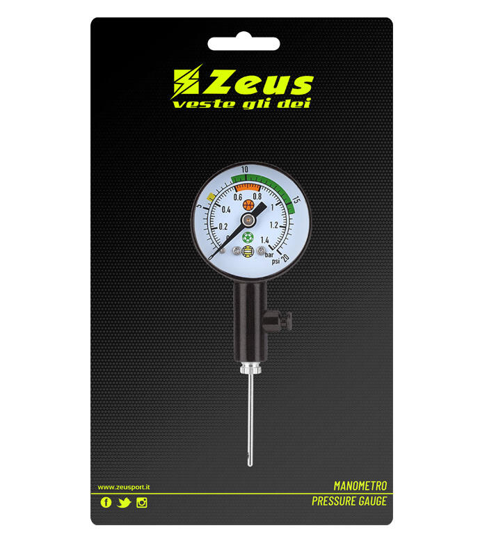 Manometru Zeus, Negru, uni