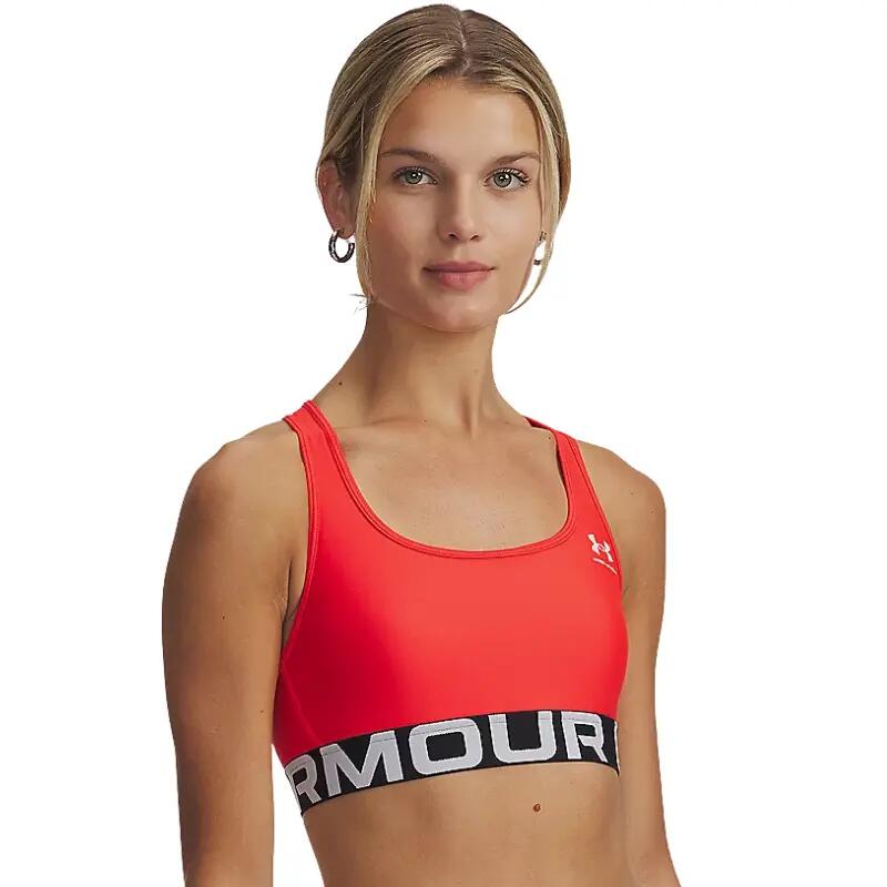 Damen Sport-BH Under Armour UA HG Mid Branded-RED 3/3