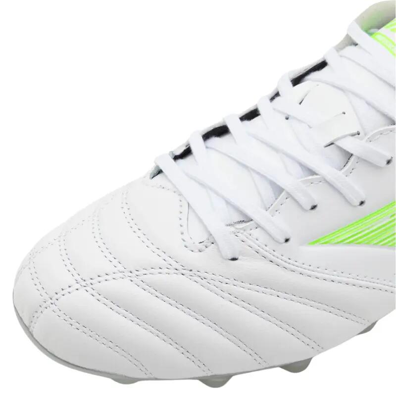 Buty piłkarskie Mizuno Morelia Neo IV Pro Md white/neon green/cool gray 3c 5/7