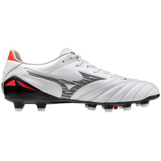 Scarpe da calcio Mizuno Morelia Neo IV Pro Bianco nero e rosso