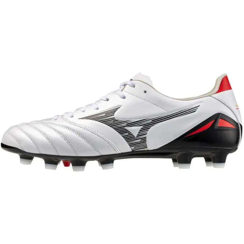 Ghete de fotbal Mizuno Morelia Neo IV Pro Alb, negru și roșu 2/7