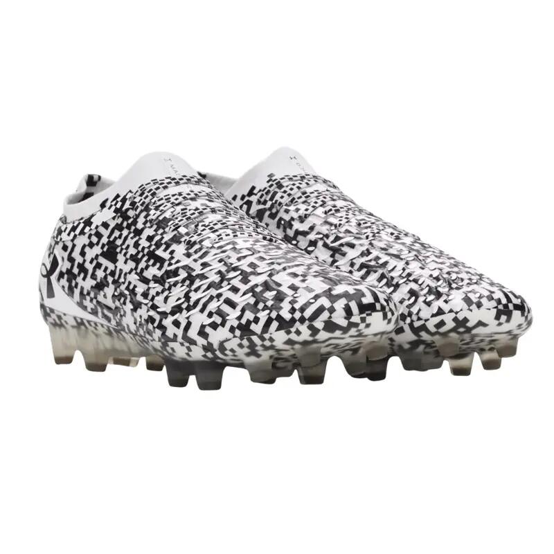 Crampons football Under Armour Magnetico Elite 5 FG blanc/noir 4/5