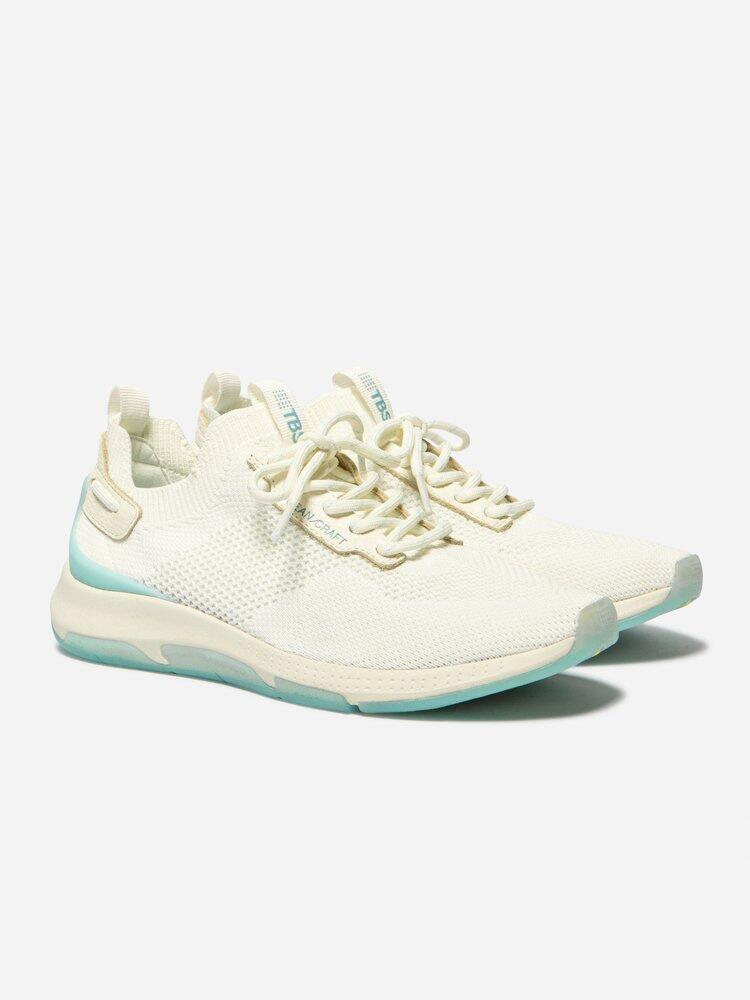 Chaussures de running femme JELLINA Blanc / Azur 2/4