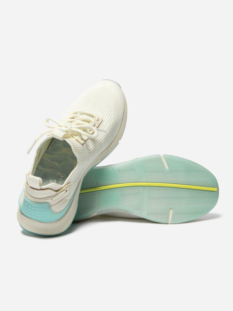 Chaussures de running femme JELLINA Blanc / Azur 4/4