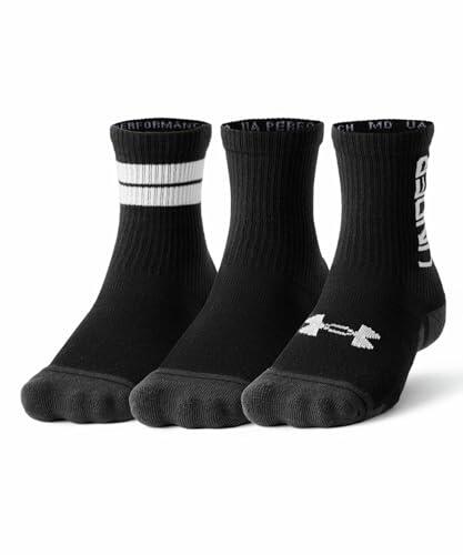 Under Armour Performance Tech – 3 paia di calze al polpaccio Nero Taglia MD