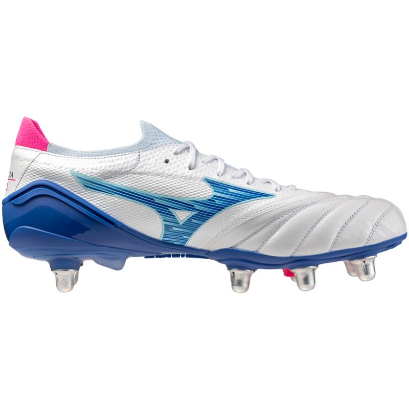 Mizuno Morelia Neo IV B Elite SI Studded Boots Blanc et bleu