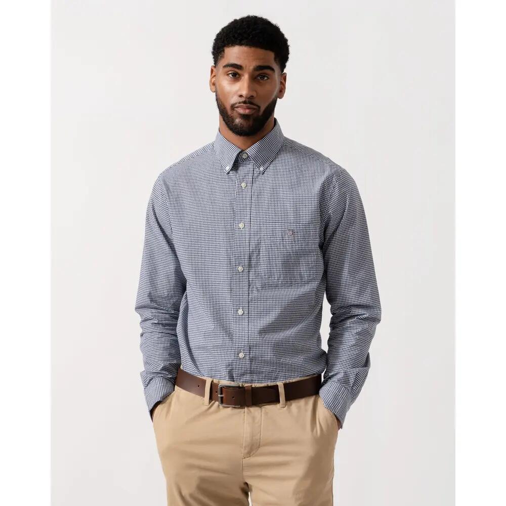 Mens Leisure Shirts Gingham