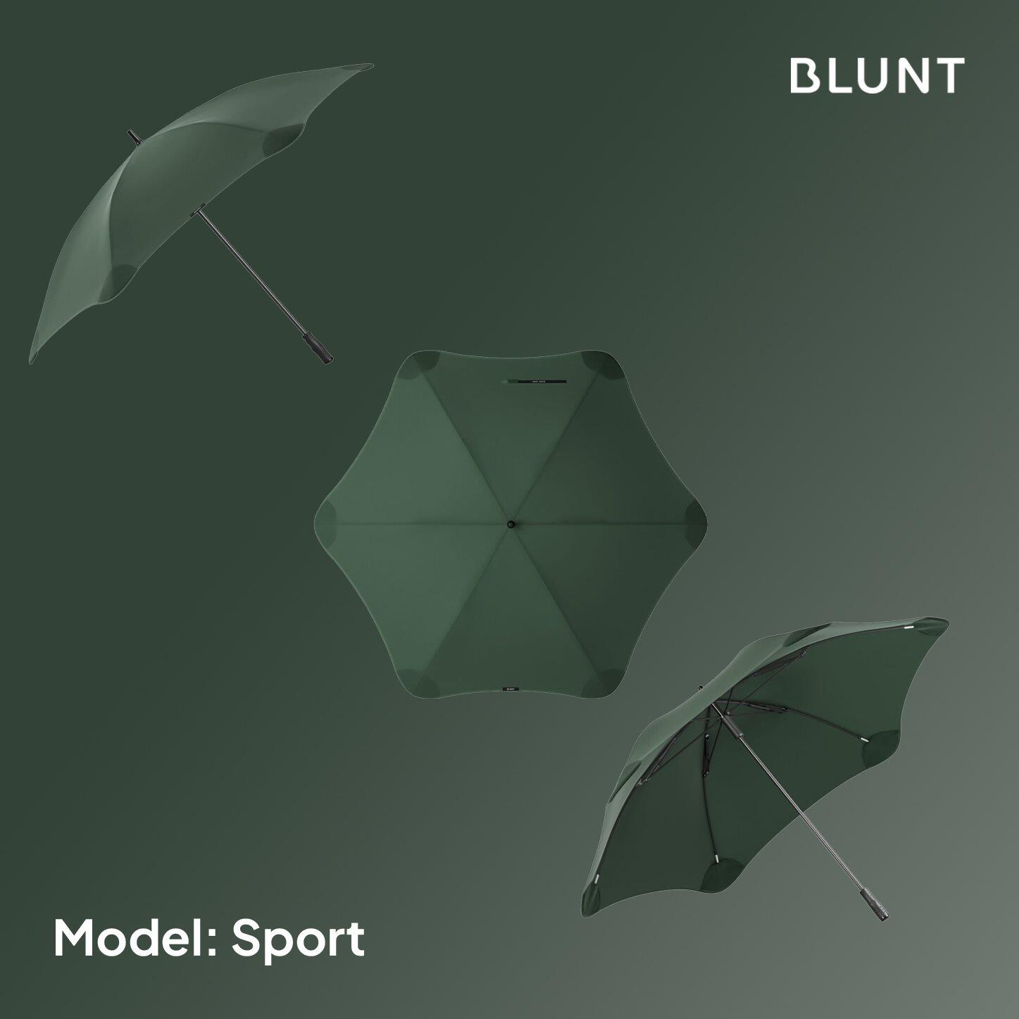 Parapluie Sport résistant au vent Unisexe - Sport vert foncé 2/7