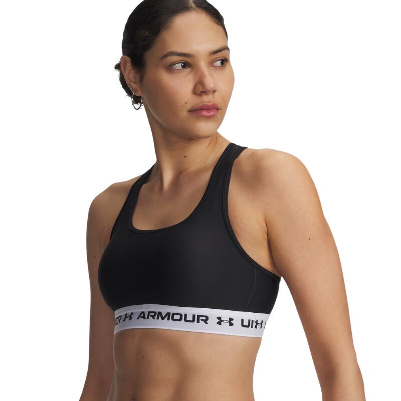 Sujetador deportivo mujer Under Armour Crossback Mid negro 3/5