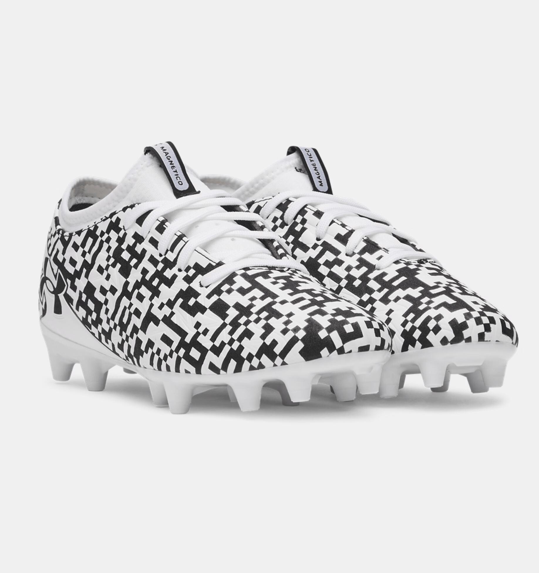 Fußballschuhe Ua Magnetico Select 5 Fg Junior Schwarz Und Blau 4/5