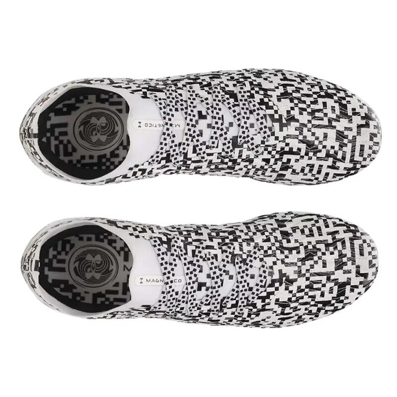 Scarpe Da Calcio Stampa GraficaUomo Under Armour Magnetico Pro Nero Bianco 4/5