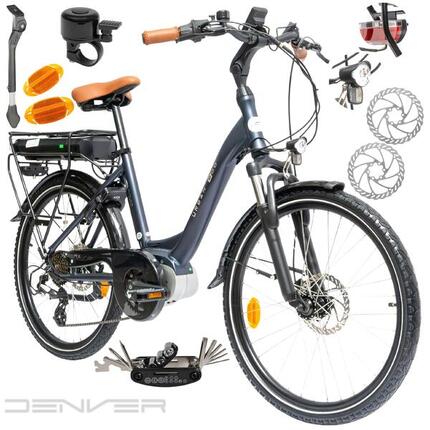 Rower Elektryczny Miejski Dziecięcy Denver Urban 600 Koła 24