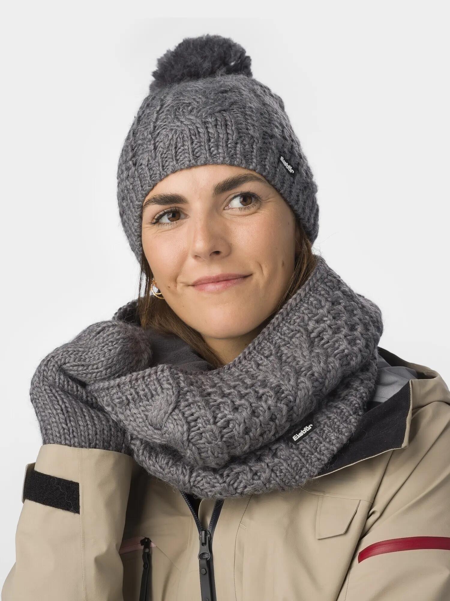 Tour de cou Afra Loop femme Multitube doux chaud Mérinos 4/4