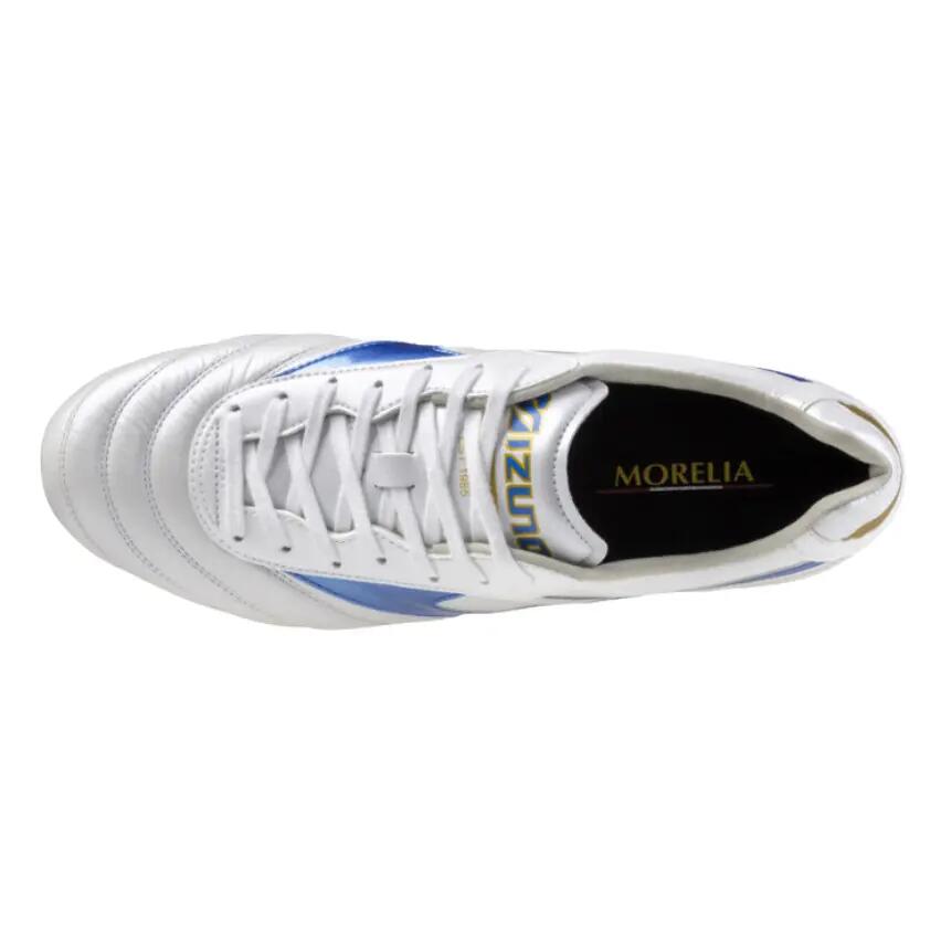 Crampons de football Mizuno Morelia II Pro cuir Blue Atoll 3/3
