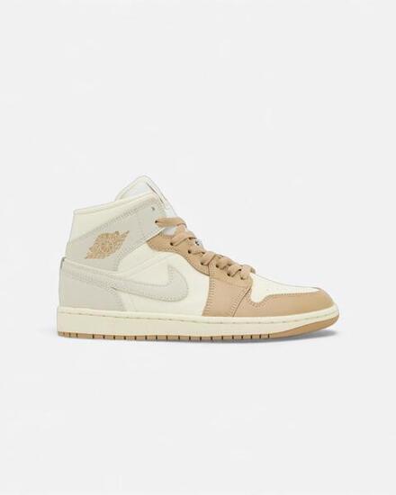 Jordan 1 Mid Tan Toe (Women's)