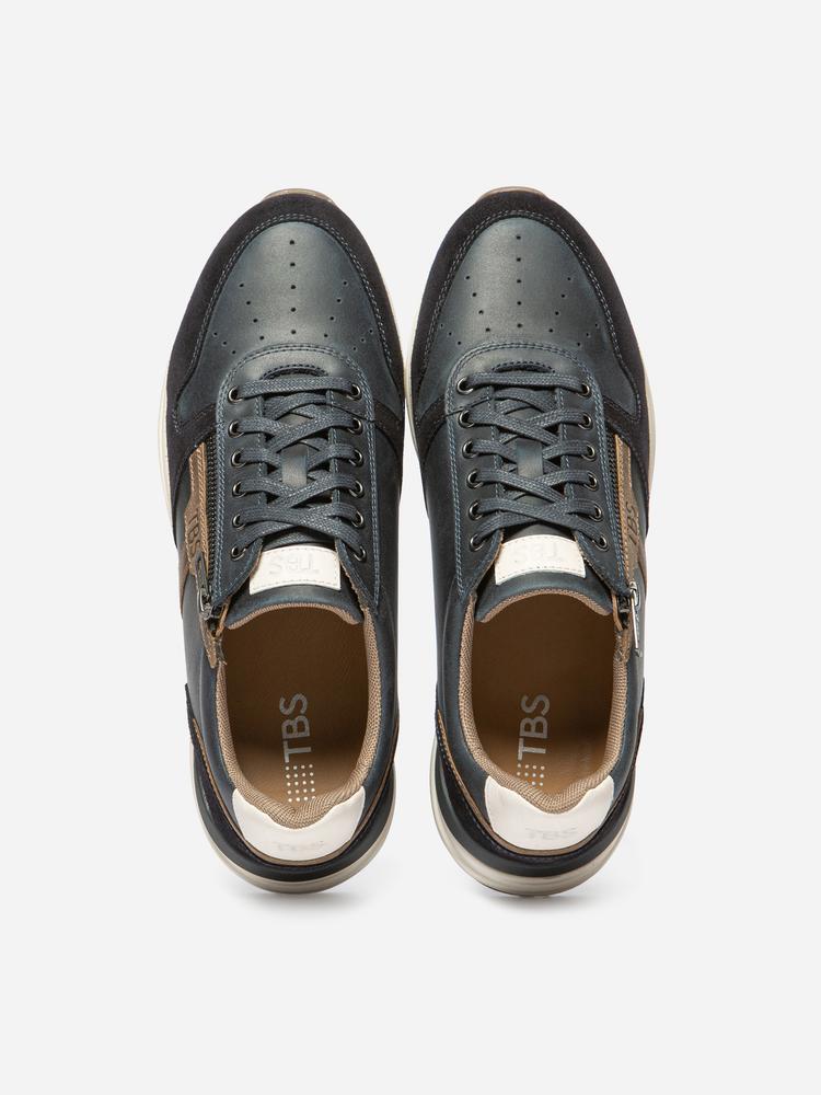 Baskets zippées homme - SLIMANE Navy 3/5