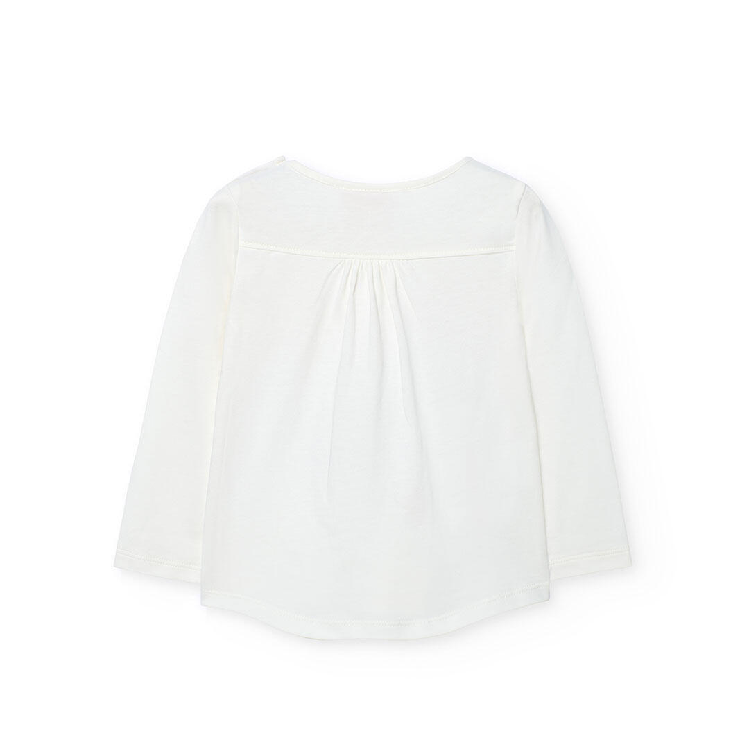Camiseta Gimnasia Bebé Boboli Blanco 2/4