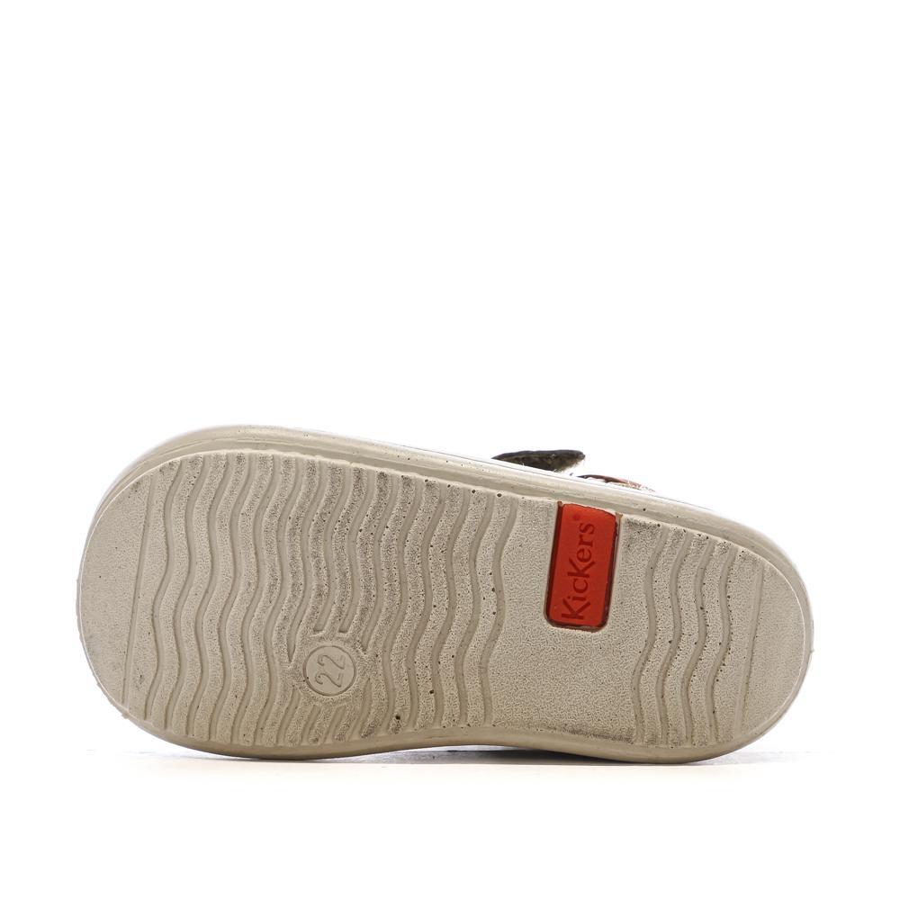 Baskets Hautes Beige/Camel Garçon Kickers Bottillon 5/7