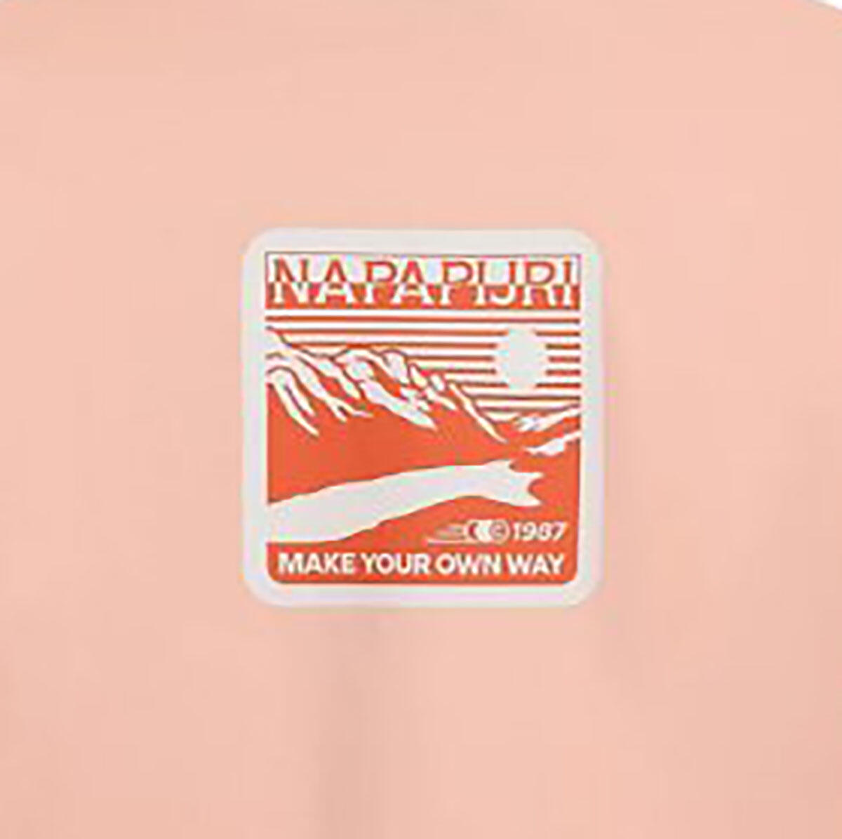 Napapijri Unisex T-Shirt Gouin rosa 3/3