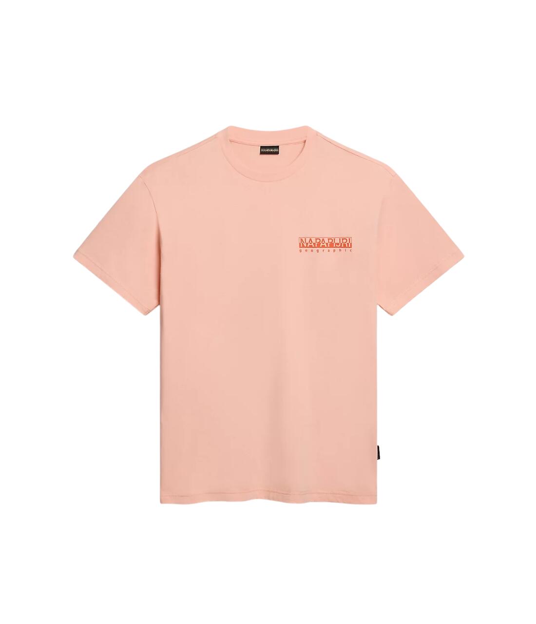 Napapijri Unisex T-Shirt Gouin rosa 2/3