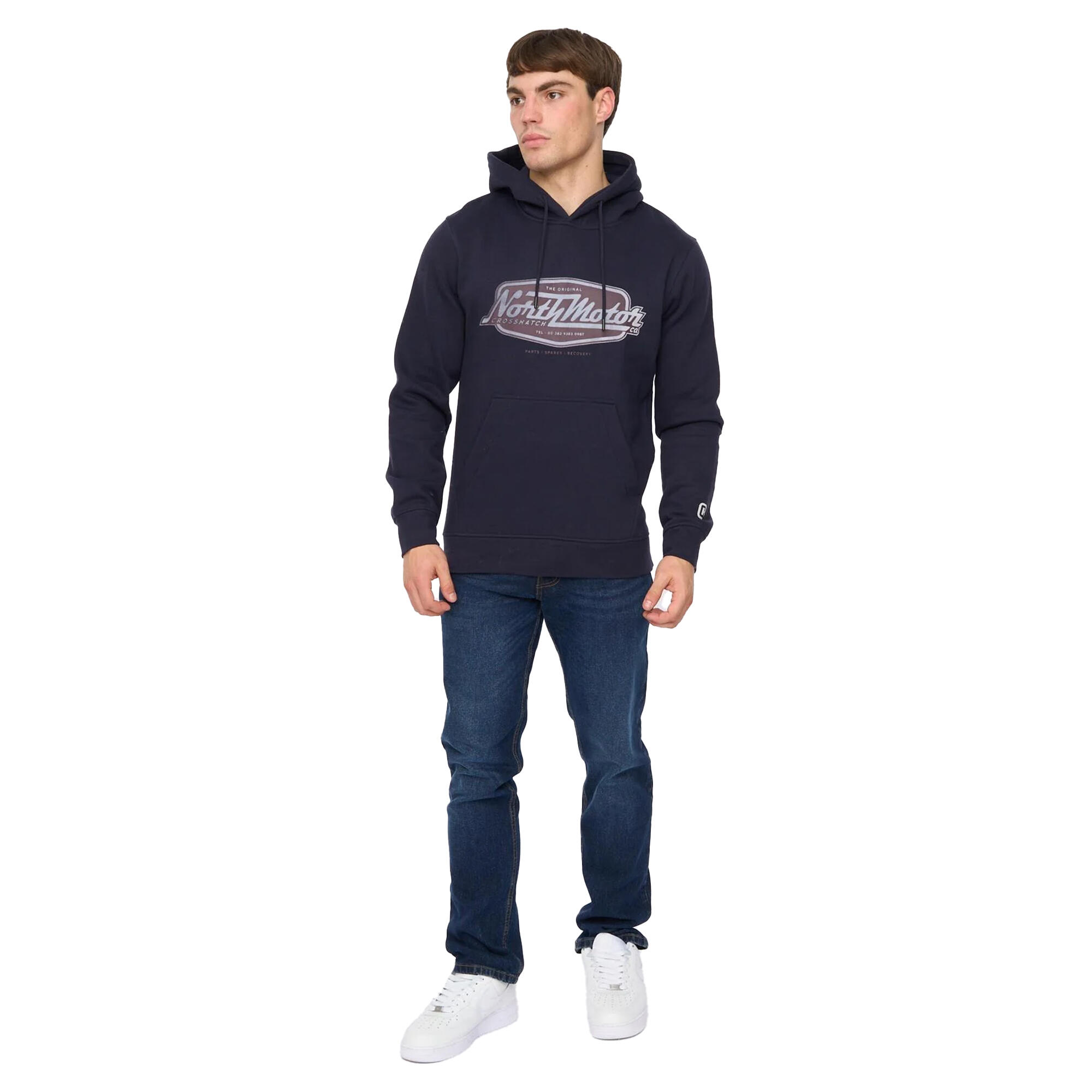 "Hellmere" Kapuzenpullover für Herren Marine 4/4