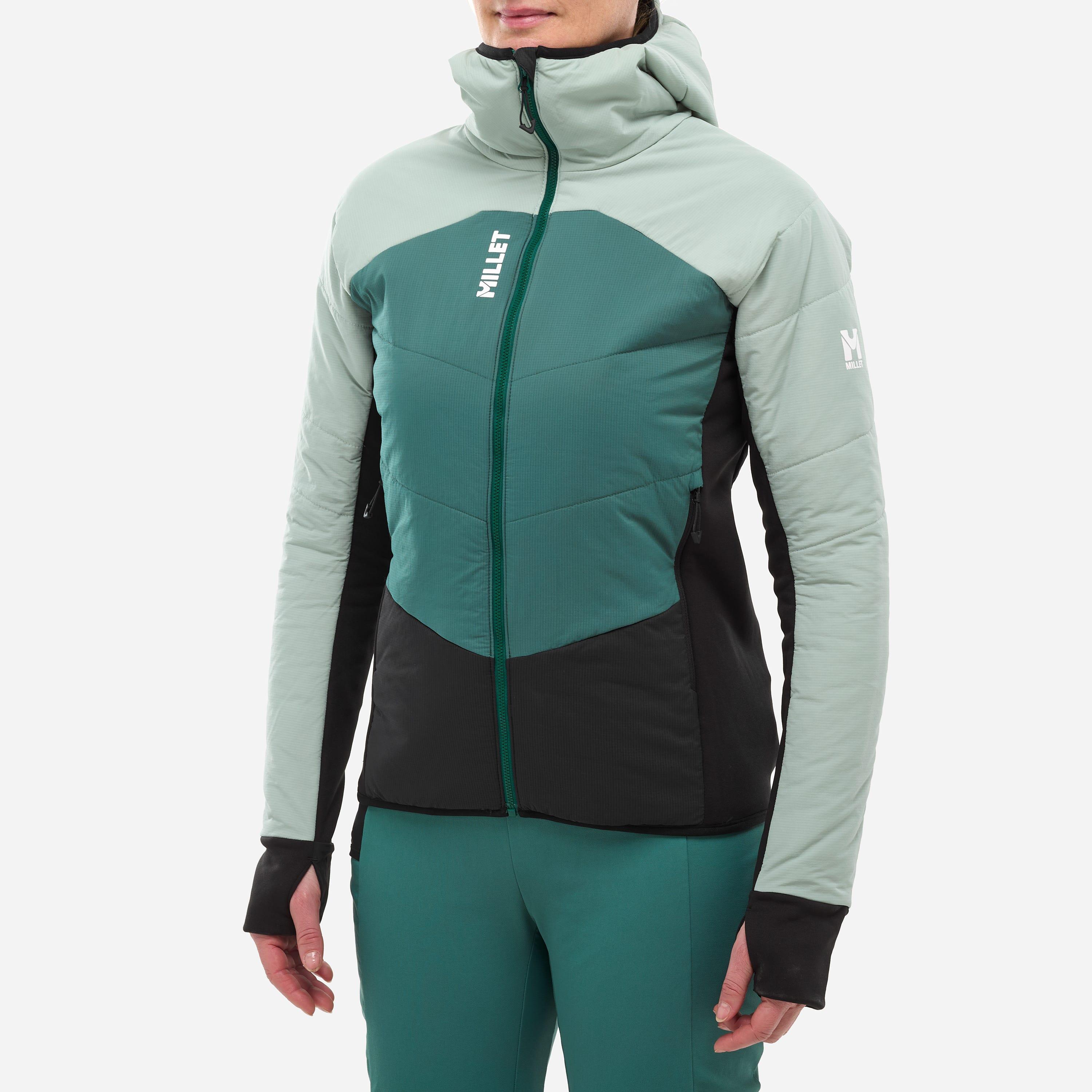 Fleecejas Noords skiën voor dames M WHITE PRIMALOFT 3/5