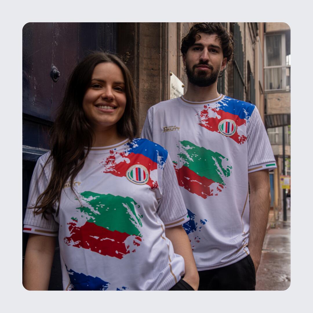 Binational football jersey - Frankrijk Italië 2/3