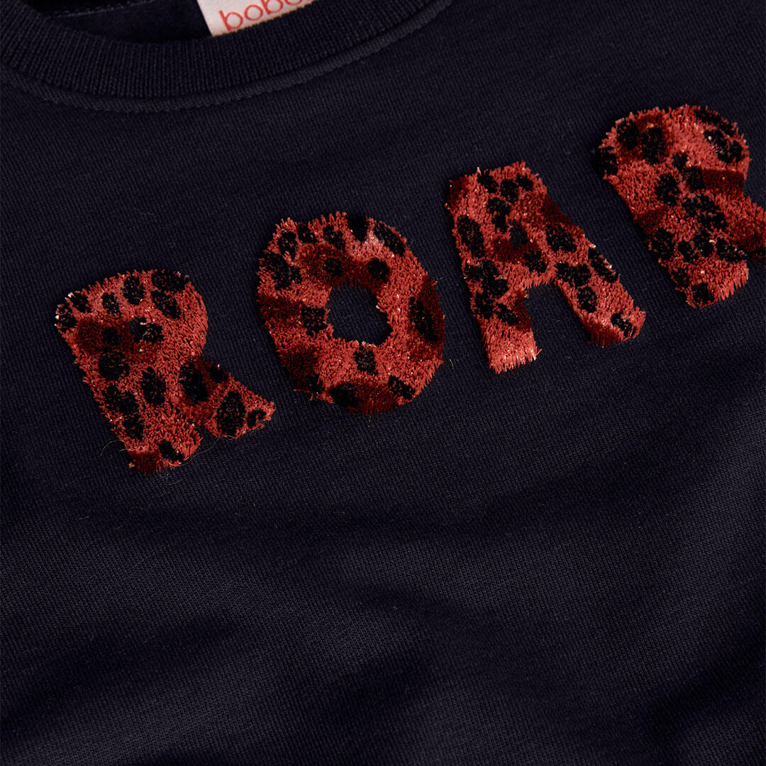 Sudadera Gimnasia Niña Boboli Negro 3/4